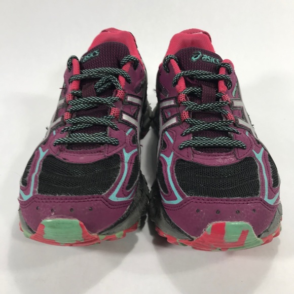 Asics Gel Scram 3 Size 11 Purple Black Blue Sz 7.5 - Picture 3 of 11